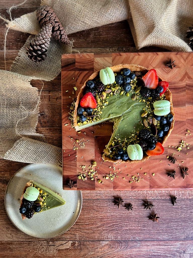 Tartelette de Pistache 20 cm - 10 a 12 porções
