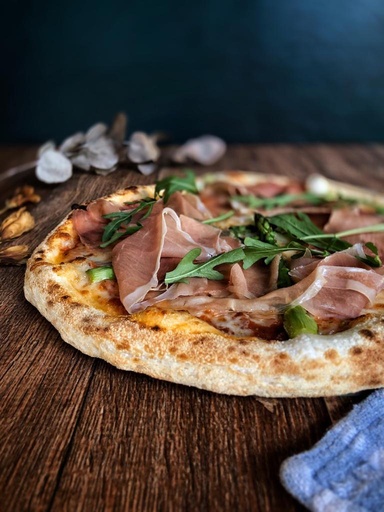 Pizza de Rúcula e Parma